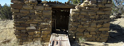 Historic homestead in Western New Mexico